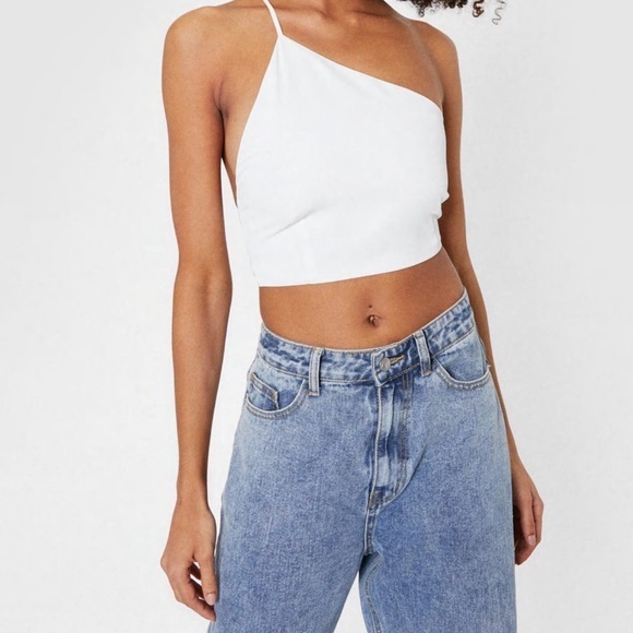 Nasty gal bowtie crop top New 14 - Picture 1 of 4